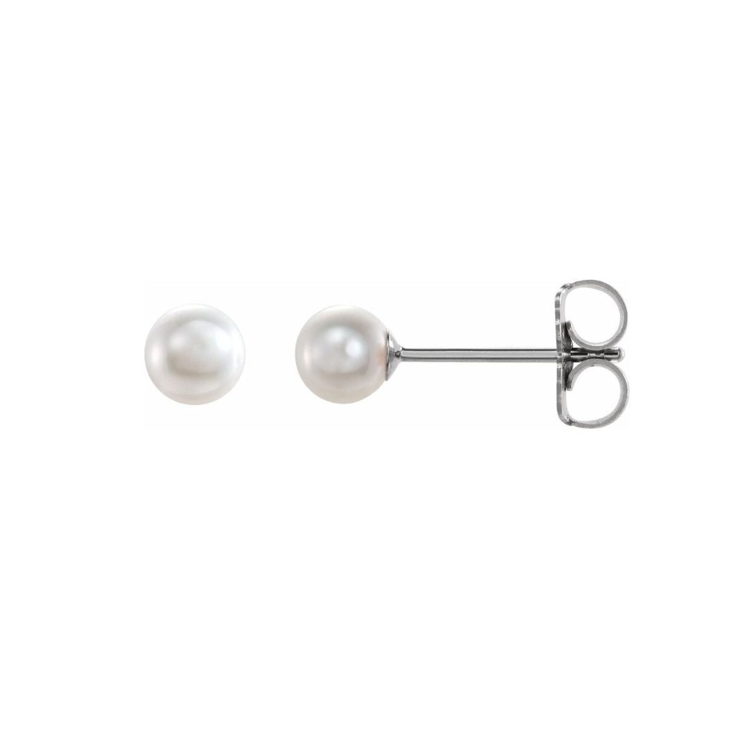 Akoya 5.5-6mm Cultured Pearl Earrings