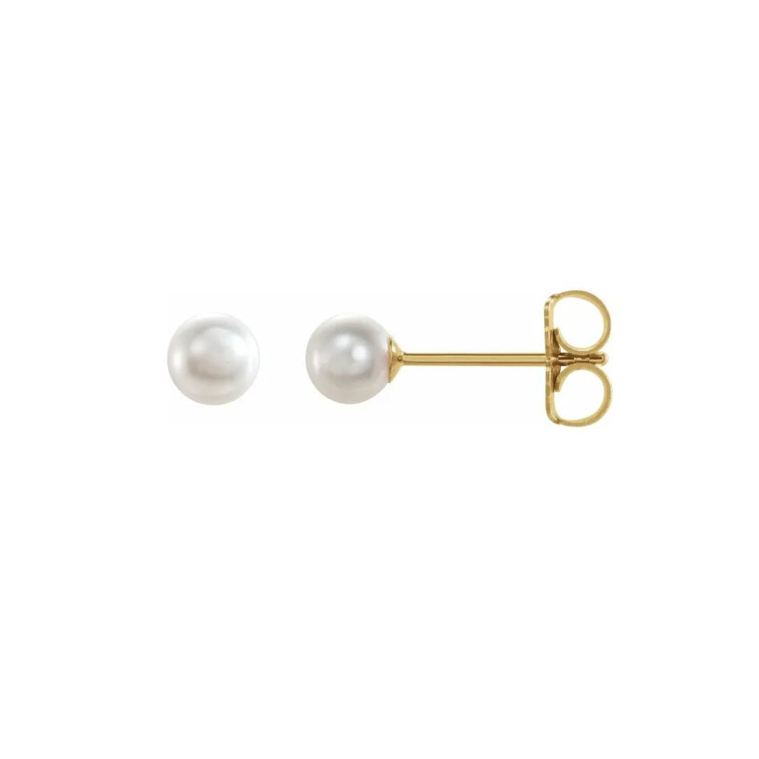 Akoya 5.5-6mm Cultured Pearl Earrings