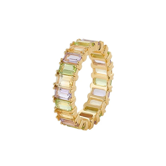 Cristy Cali Spring Carnival Semi-Precious Gemstone Eternity Ring