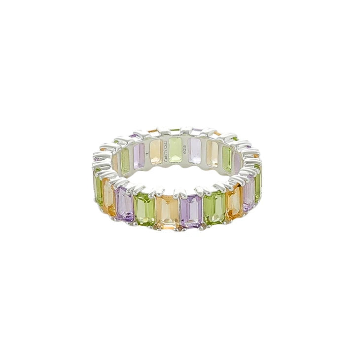 Cristy Cali Spring Carnival Semi-Precious Gemstone Eternity Ring