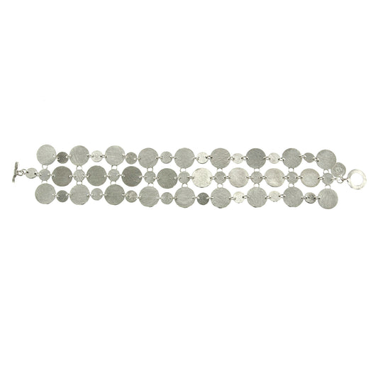 Mysterium Collection Sterling Linked Circle Bracelet