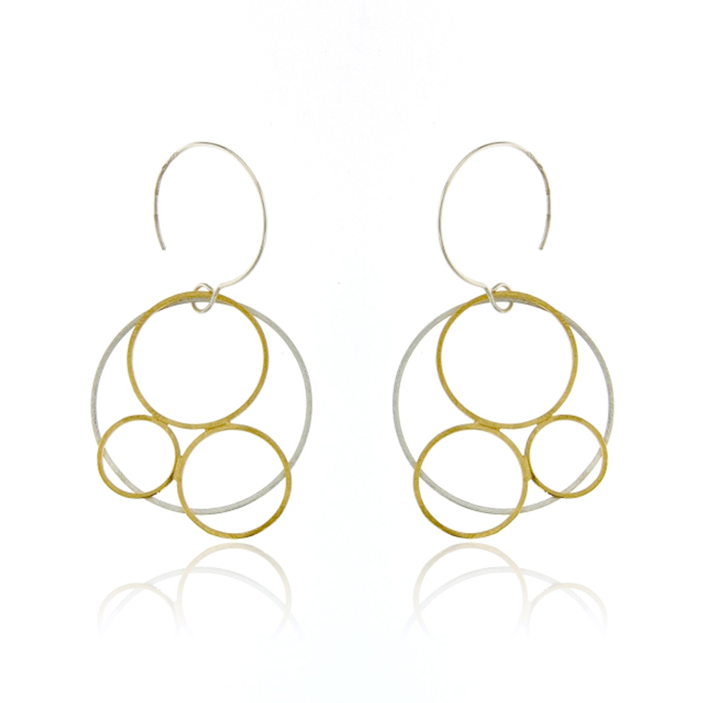Mysterium Collection Sterling & Vermeil Circular Earrings