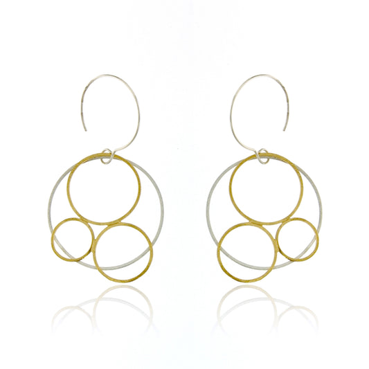 Mysterium Collection Sterling & Vermeil Circular Earrings