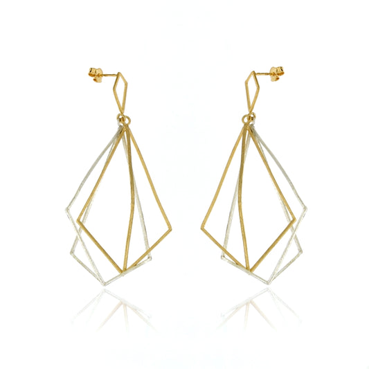 Mysterium Collection Sterling & Vermeil Kite Earrings