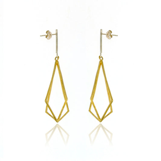 Mysterium Collection Sterling & Vermeil Kite Earrings