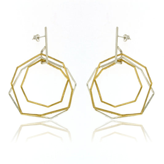 Mysterium Collection Vermeil Octagon Earrings