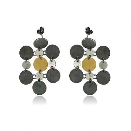 Mysterium Collection Sterling Circle Earrings