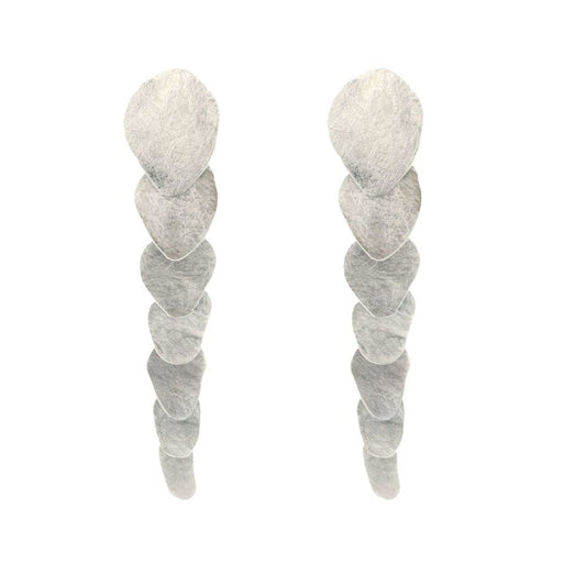 Mysterium Collection Sterling Cascading Petal Earrings