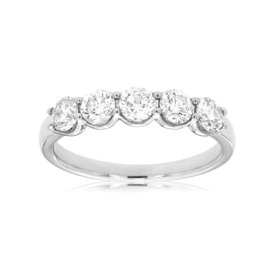 14K White Gold 1.0ct Diamond Ring