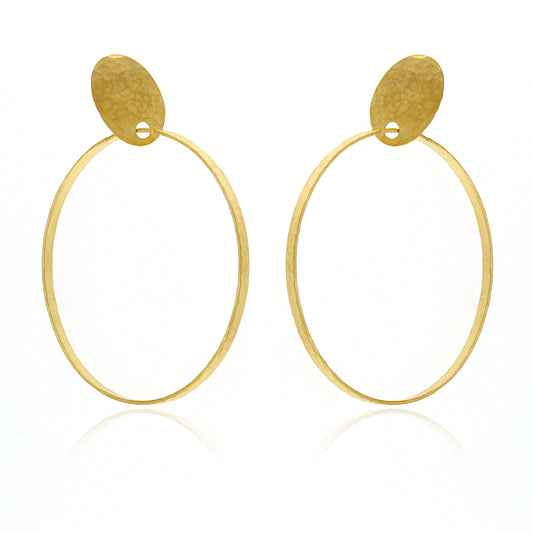 Mysterium Collection Hammered Hoops