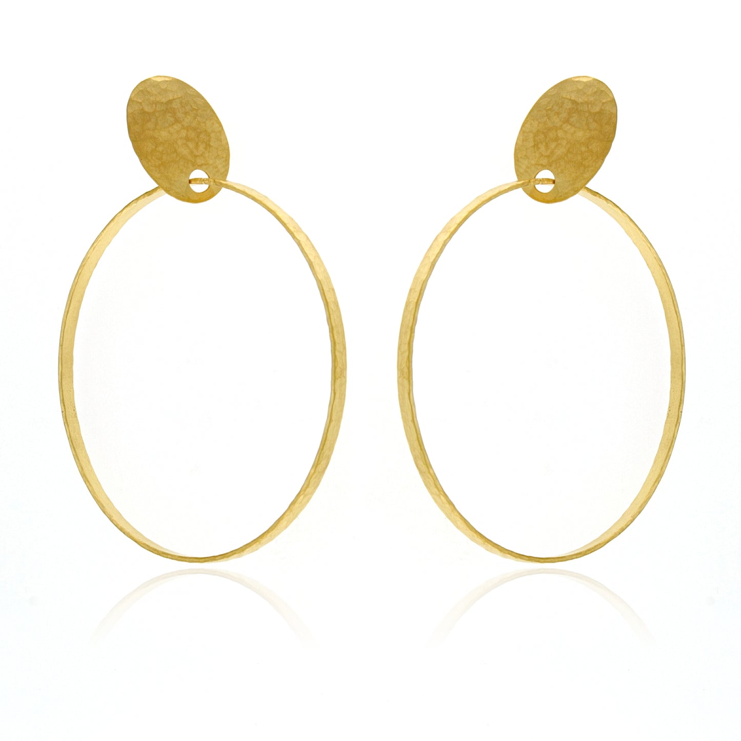 Mysterium Collection Hammered Hoops