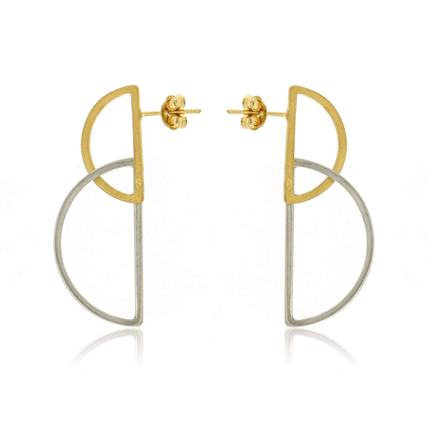 Mysterium Collection Circle Crescent Earrings