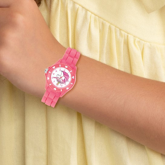 Kids 30mm Pink Unicorn Dial Watch