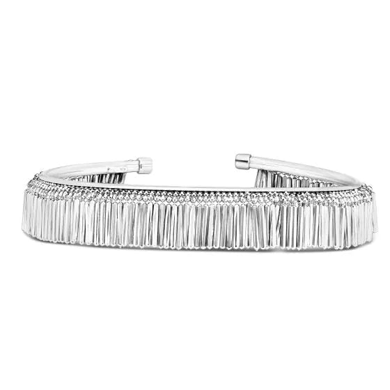 Phillip Gavriel Collection Sterling Silver Fringe Bangle