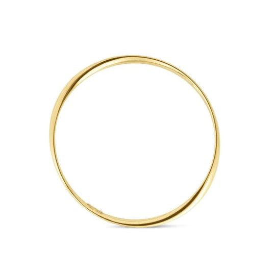 Gold-Plated Wavy Bangle