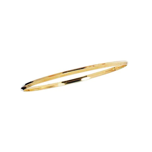 14K Yellow Gold Knife Edge Bangle