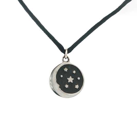 Tom Mathis Designs Sterling Silver Crescent Moon Charm