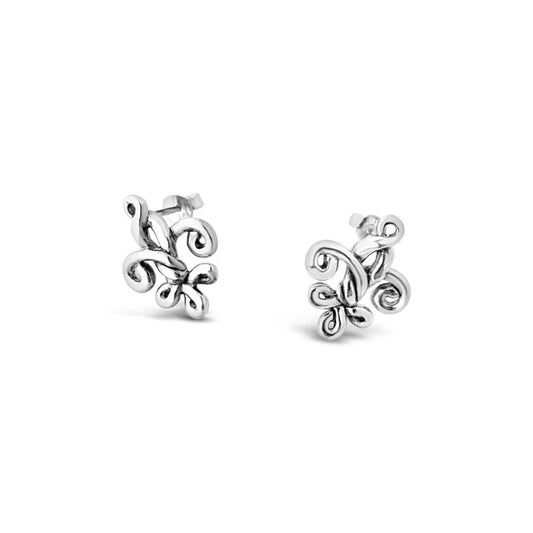 Cristy Cali Fleur de Love Knot Post Earrings (lg)