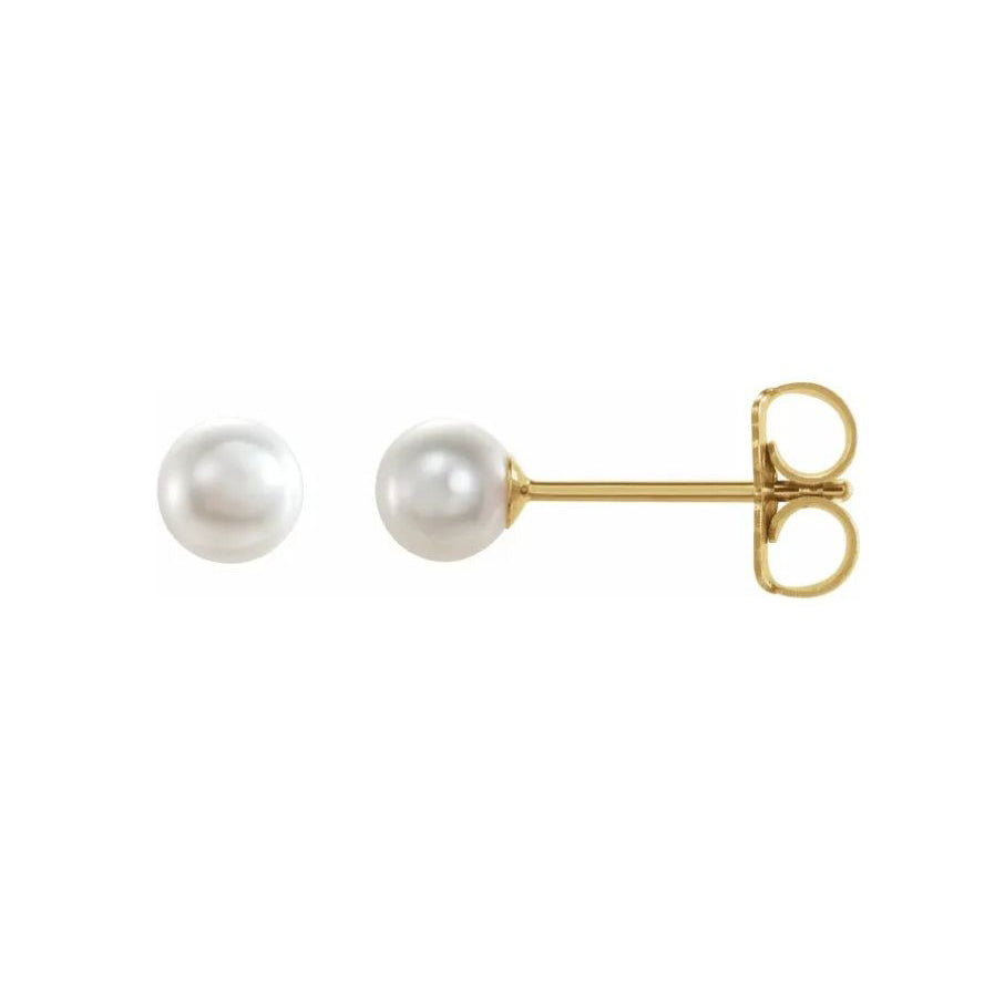 Akoya 6-6.5mm Cultured Pearl Earrings