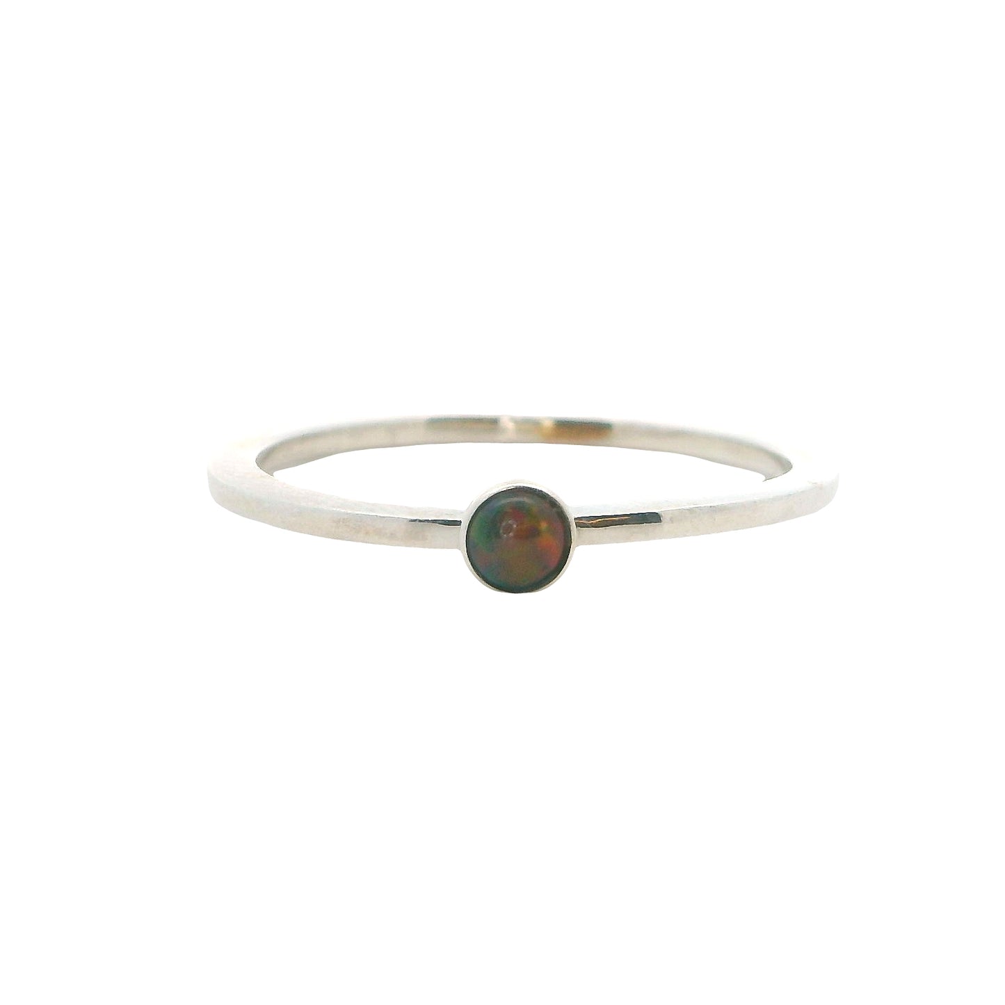 Tim Nelson Designs Sterling Opal Stacker Ring