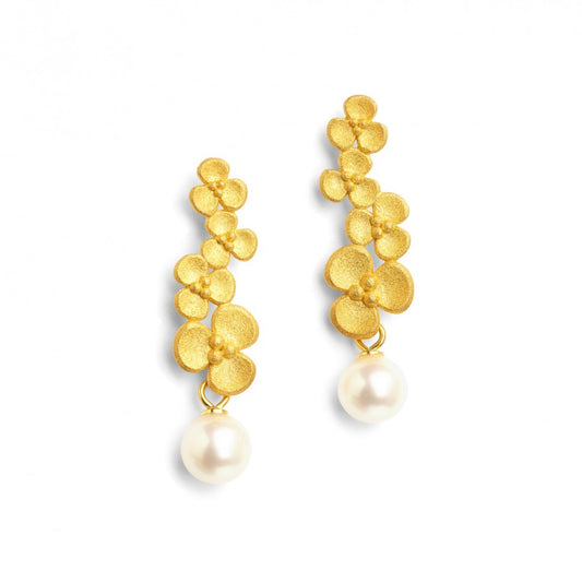 Bernd Wolf Collection "Fleury" Pearl Earrings