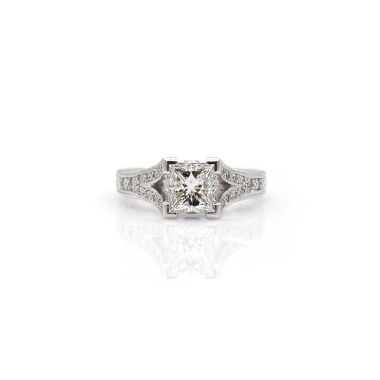 Tom Mathis Designs 1.18CT Diamond Engagement Ring