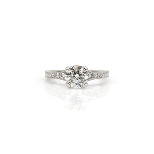 Tom Mathis Designs 1.34CT Diamond Engagement Ring