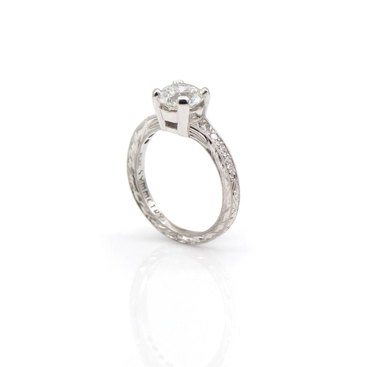 Tom Mathis Designs 1.34CT Diamond Engagement Ring