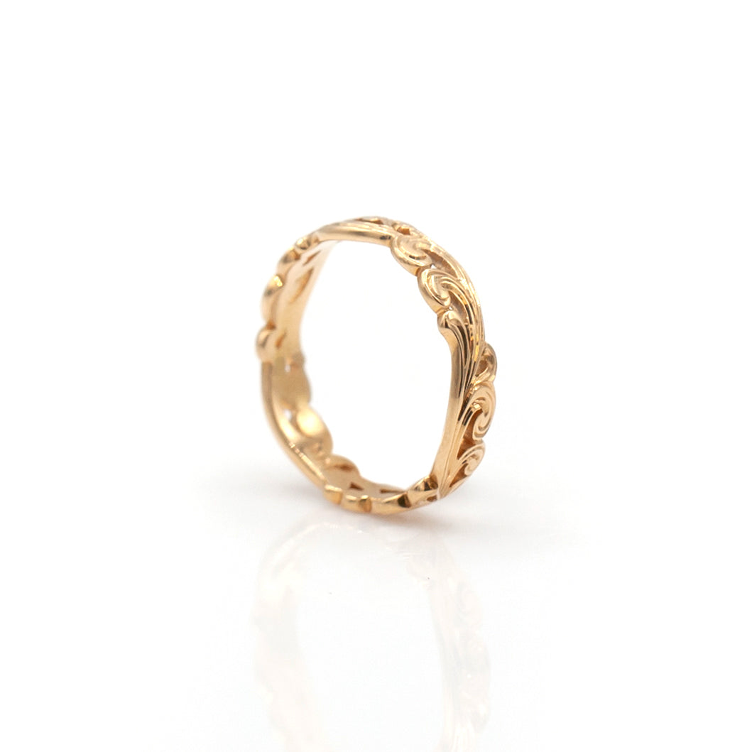Tom Mathis Designs 18K Marquis Diamond Engagement Ring