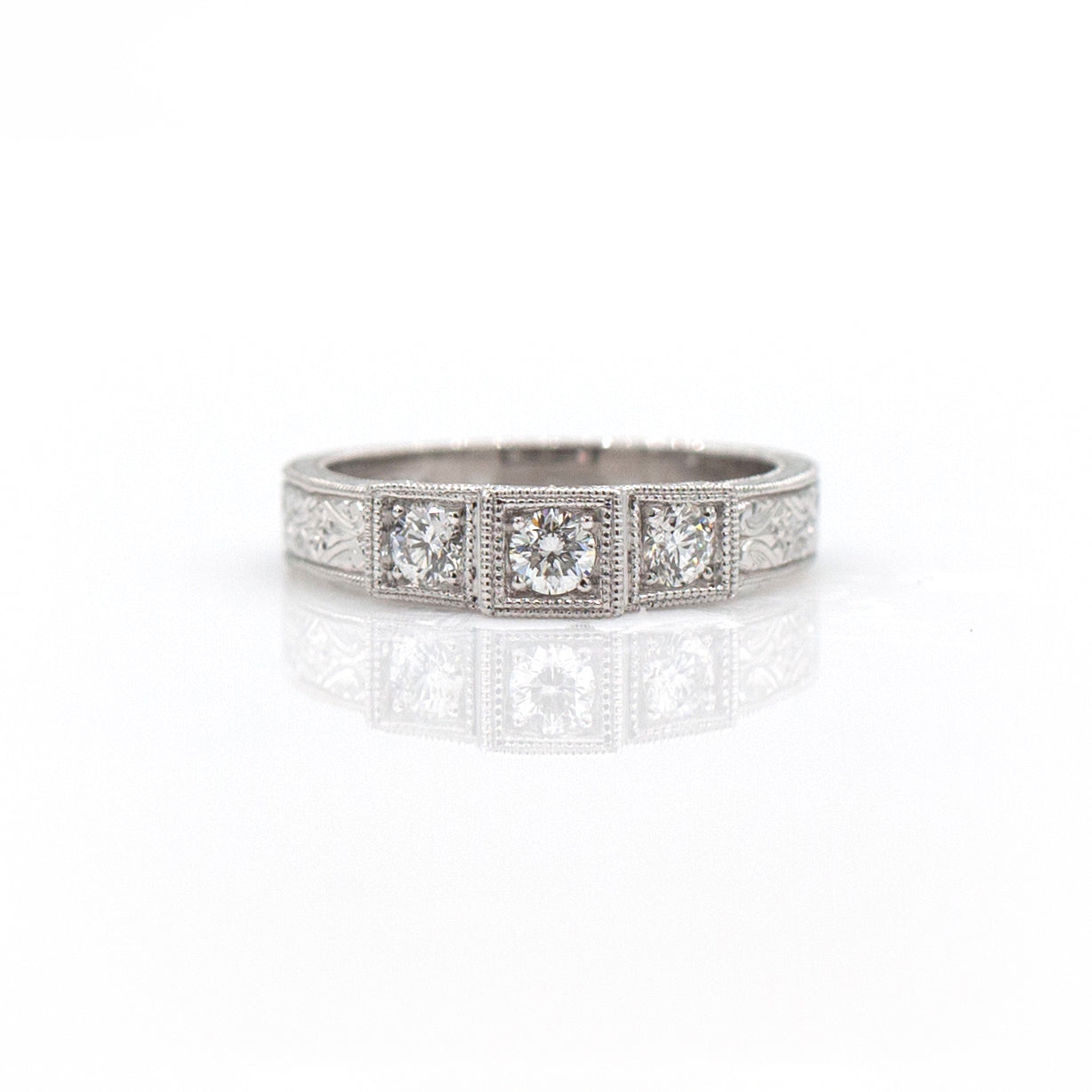 Tom Mathis Designs Diamond Engagement Ring