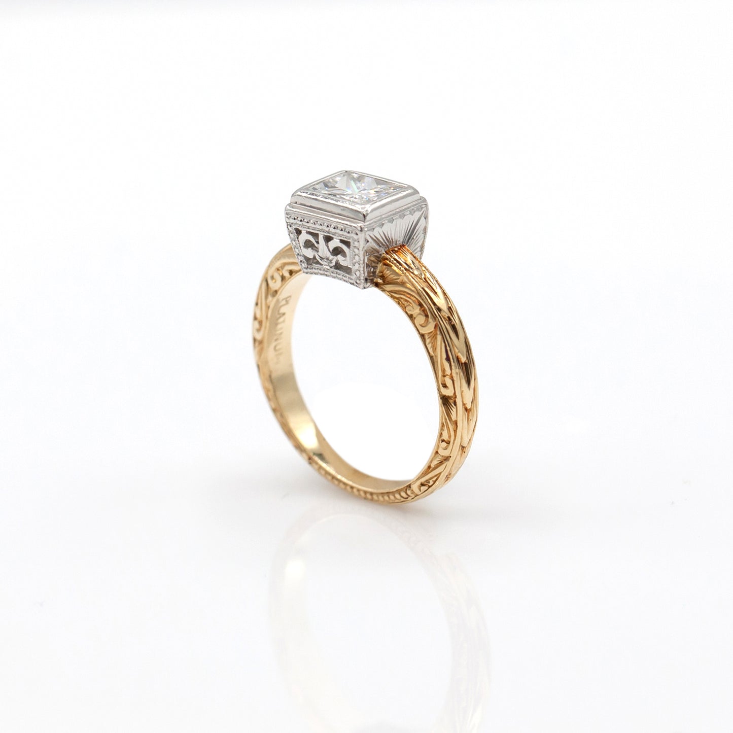 Tom Mathis Designs Diamond Engagement Ring
