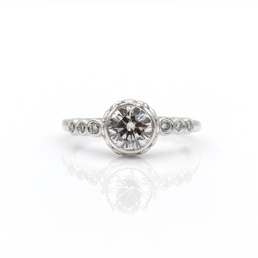 Tom Mathis Designs 1.11CT Diamond Engagement Ring