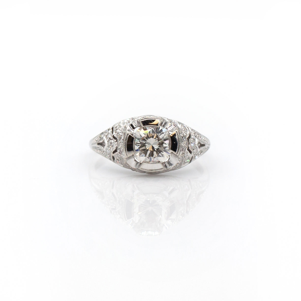 Estate Collection 18K Art Deco Diamond Ring