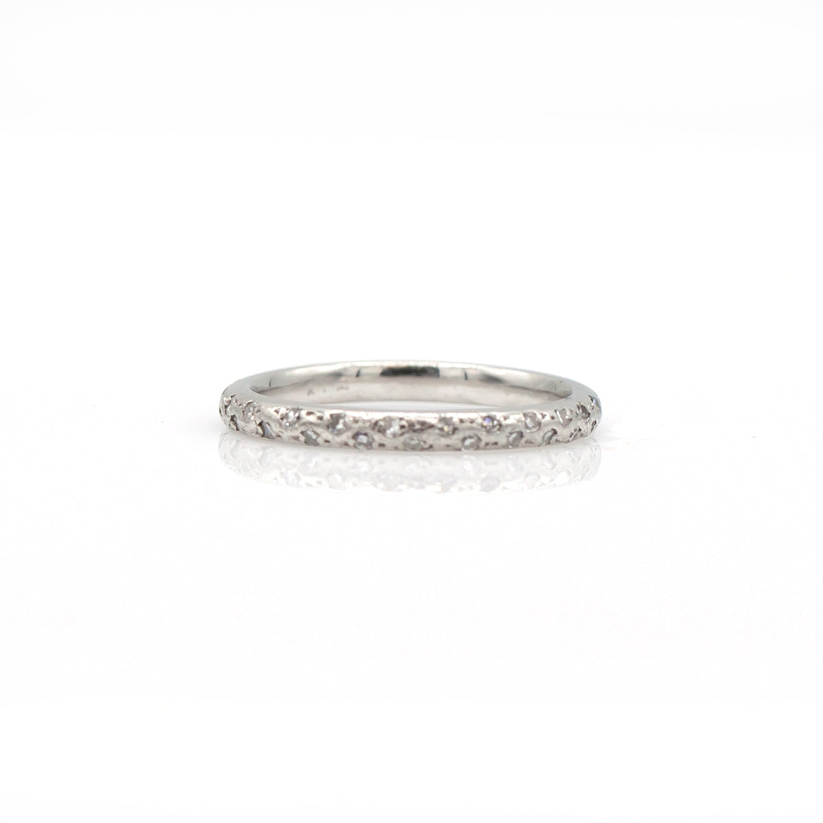 Estate Collection Platinum Diamond Engagement Ring Set