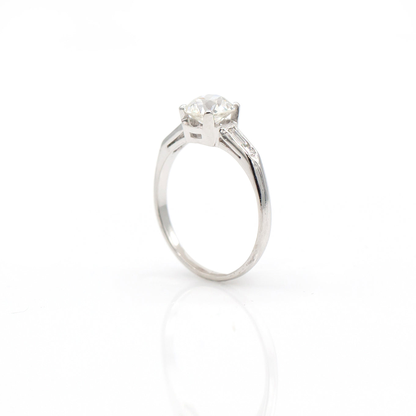 Estate Collection Platinum 1.0CT Diamond Ring