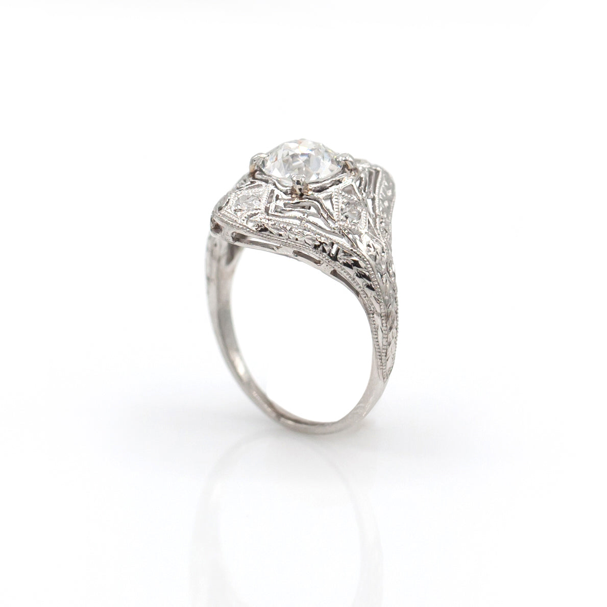 Estate Collection Edwardian Diamond Engagement Ring