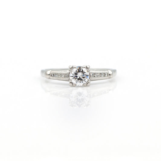 Estate Collection Art Deco Platinum Diamond Ring