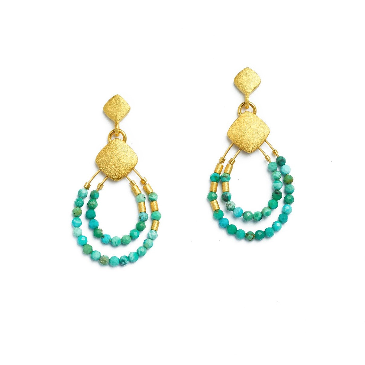 Bernd Wolf Collection "Climini" Turquoise Earrings