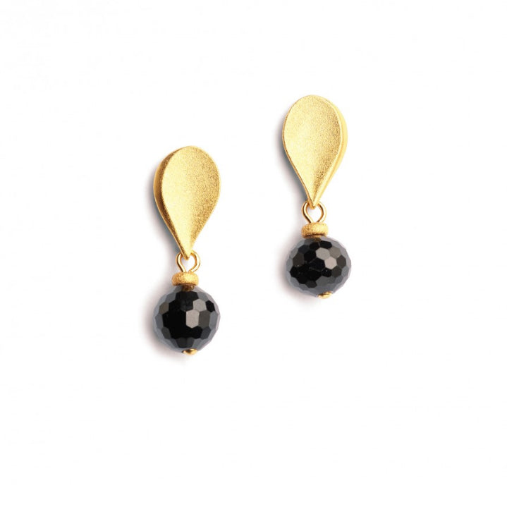 Bernd Wolf Collection "Aquisena" Black Spinel Earrings