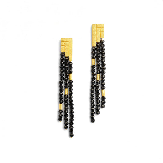 Bernd Wolf Collection "Yanitri" Black Spinel Earrings
