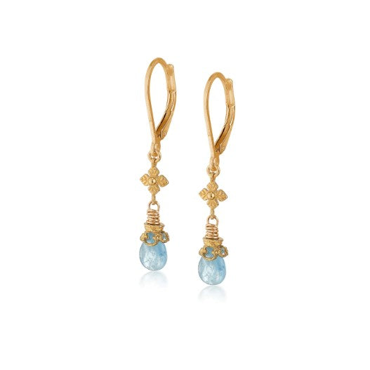 Anatoli Collection Aquamarine Earrings