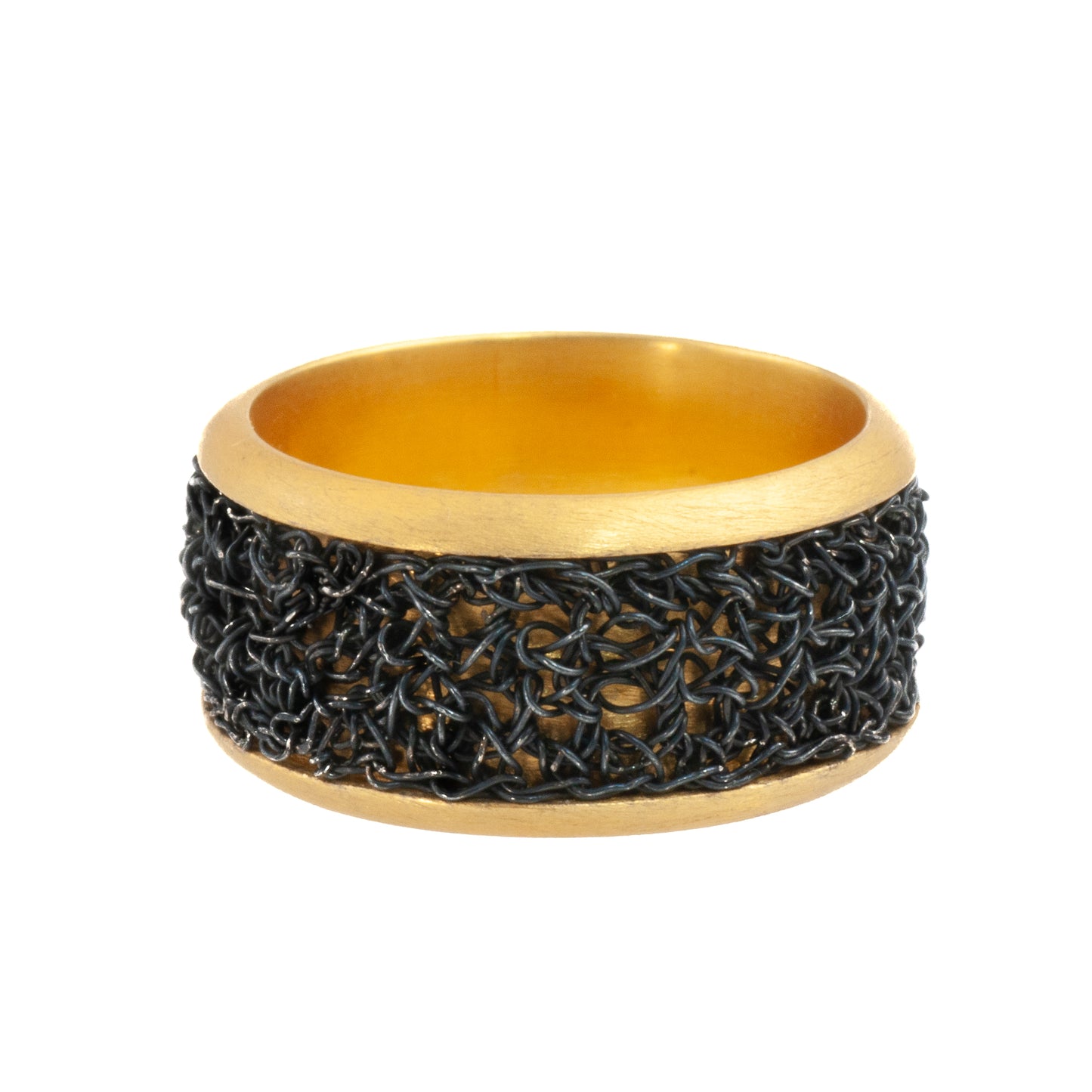 Mysterium Collection Black and Gold Crochet Band