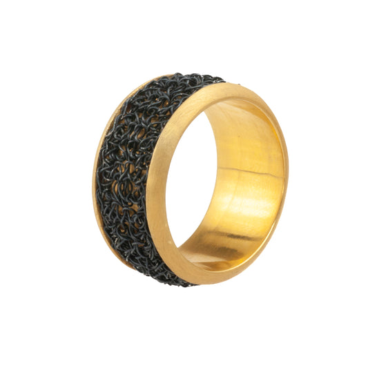 Mysterium Collection Black and Gold Crochet Band
