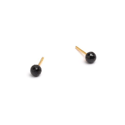 Bernd Wolf Collection "Kugel" Black Spinel Earrings