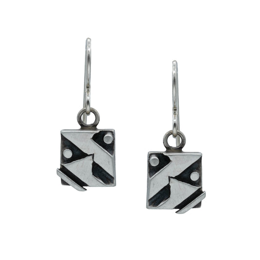 Vitrice McMurry Sterling Silver "Mini Deco" Earrings
