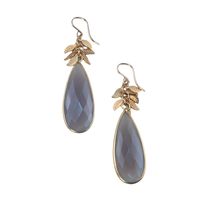 Anna Hollinger Collection Gray Moonstone Earrings