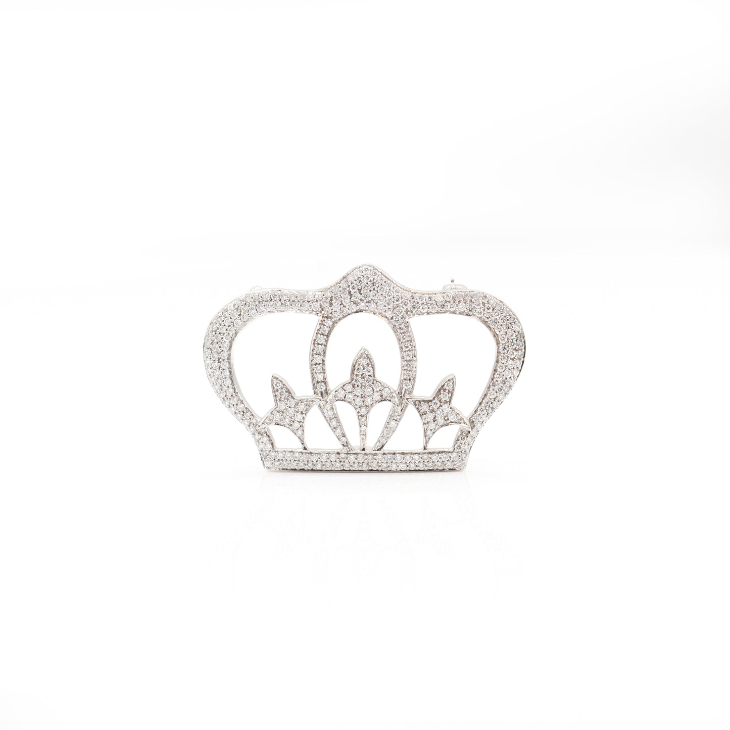 Estate Collection 1.5CT Diamond  Crown Brooch