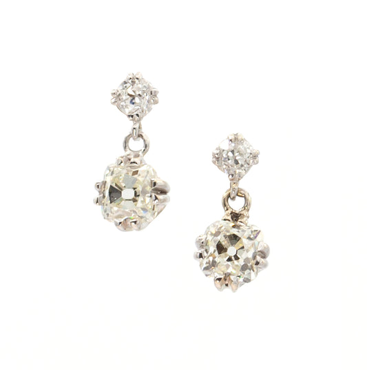 Estate Collection 1.71CT Diamond Earrings