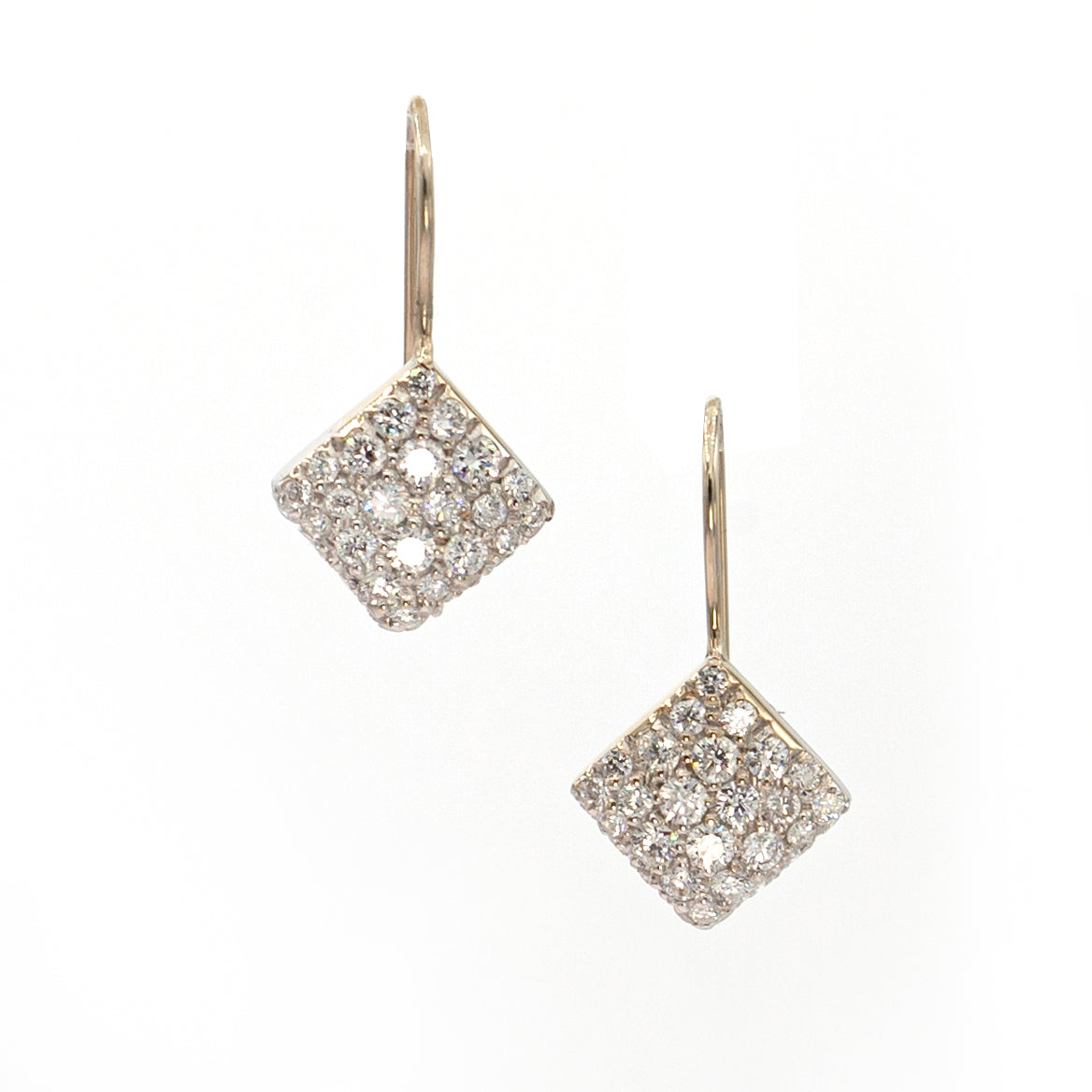Estate Collection 18K Diamond Earrings