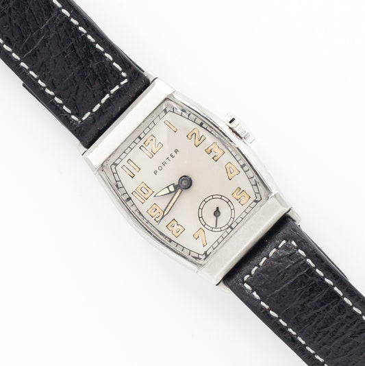 Vintage 1939-49 All Stainless Porter Watch